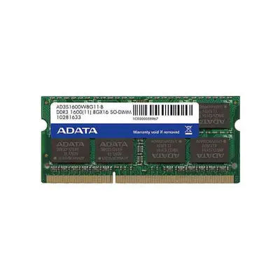 Adata DDR3 8 GB 1600 MHz Laptop RAM